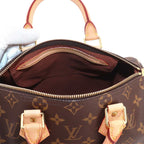 Louis Vuitton Monogram Speedy 25 Hand Bag Brown Gold — view 9