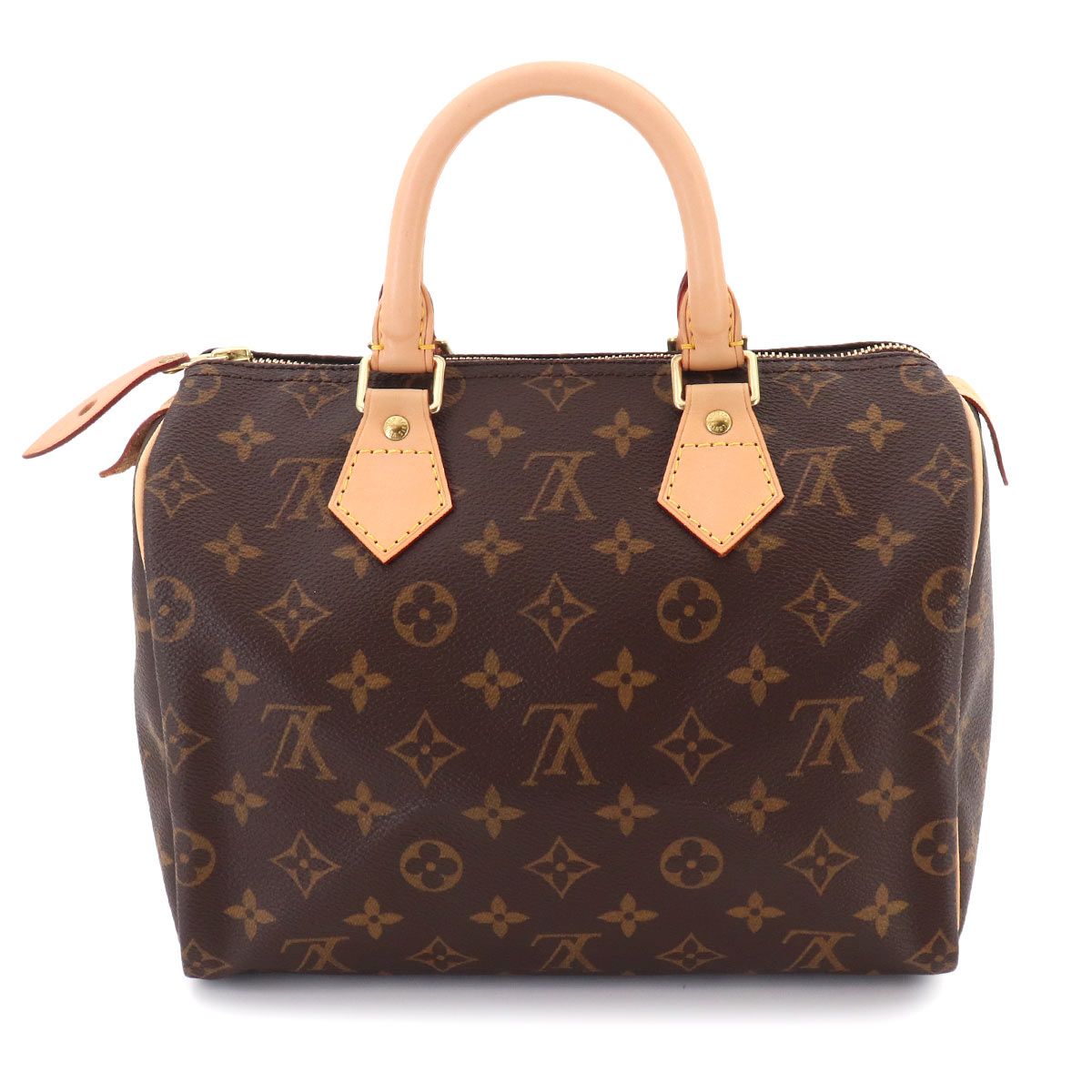 Louis Vuitton Monogram Speedy 25 Hand Bag Brown Gold — view 2