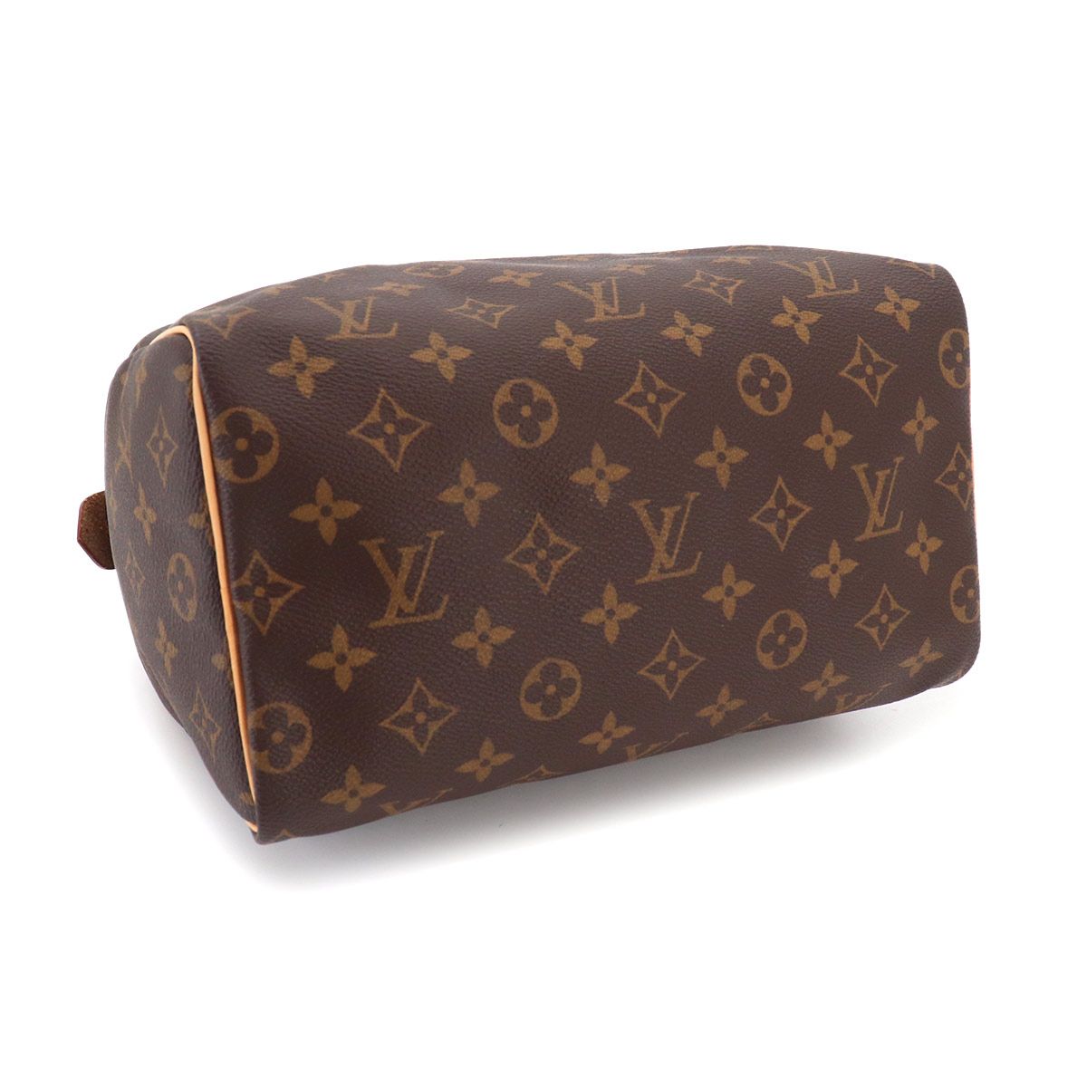 Louis Vuitton Monogram Speedy 25 Hand Bag Brown Gold — view 4
