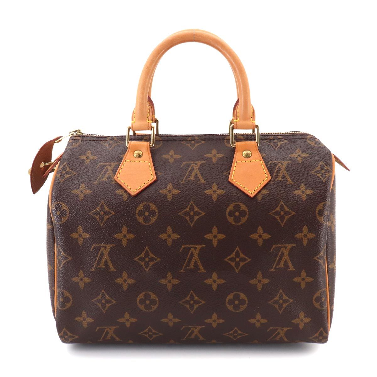 Louis Vuitton Monogram Speedy 25 Hand Bag Brown Gold — view 2