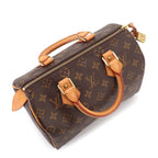 Louis Vuitton Monogram Speedy 25 Hand Bag Brown Gold — view 9