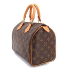 Louis Vuitton Monogram Speedy 25 Hand Bag Brown Gold — view 3
