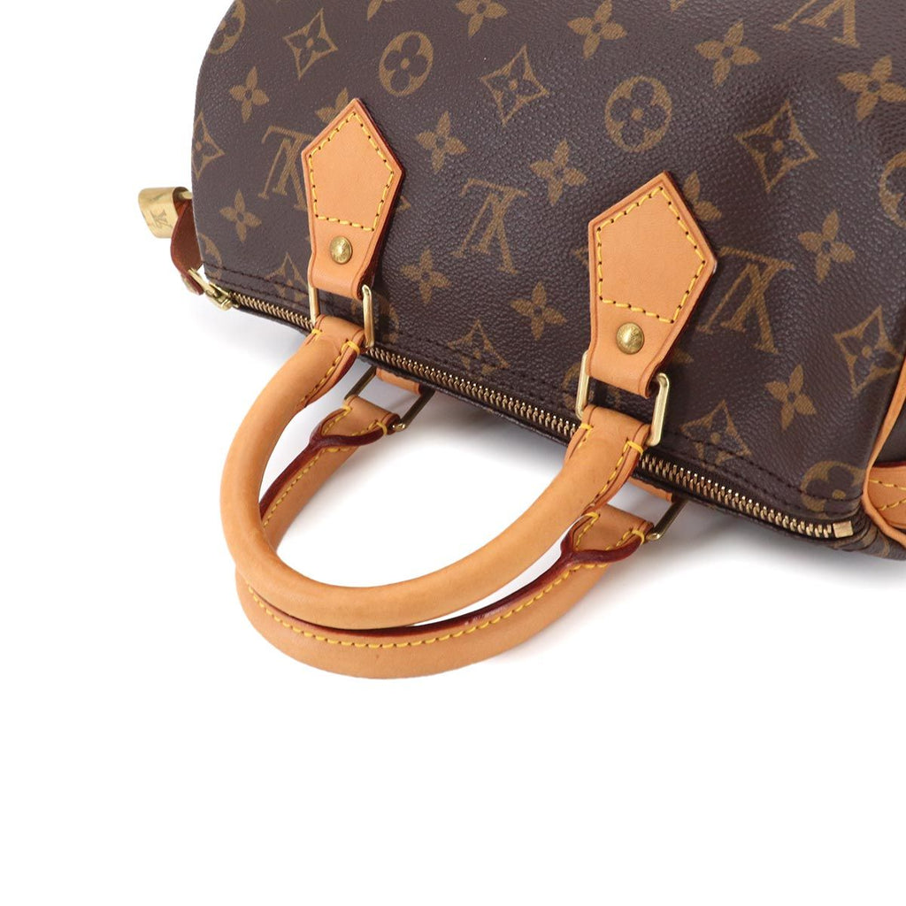 Louis Vuitton Monogram Speedy 25 Hand Bag Brown Gold — view 5