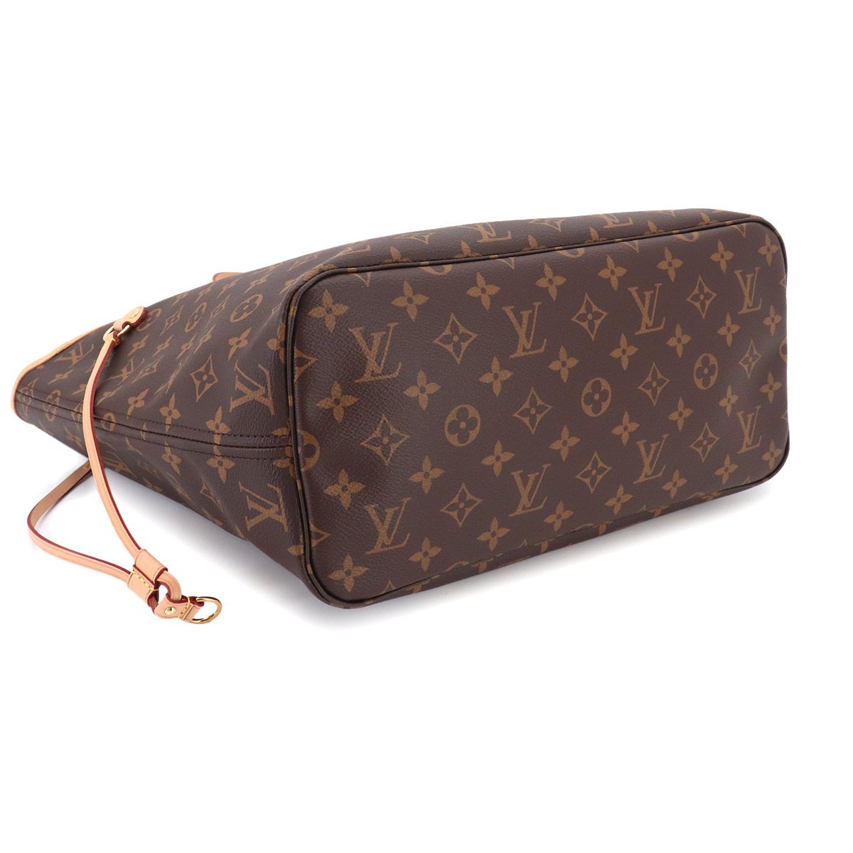 Louis Vuitton Monogram Neverfull MM Tote Brown Cerise — view 5