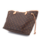Louis Vuitton Monogram Neverfull MM Tote Brown Cerise — view 9
