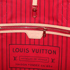 Louis Vuitton Monogram Neverfull MM Tote Brown Cerise — view 8
