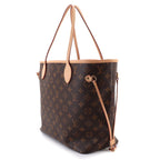 Louis Vuitton Monogram Neverfull MM Tote Brown Cerise — view 4