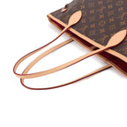 Louis Vuitton Monogram Neverfull MM Tote Brown Cerise — view 6