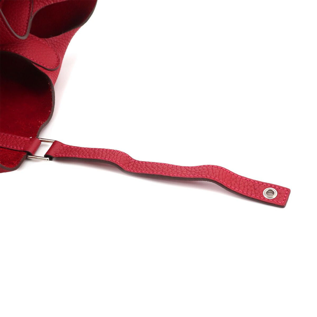 Hermes Picotin Lock 22 Hand Bag Taurillon Clemence le Jupiment Silver — view 9