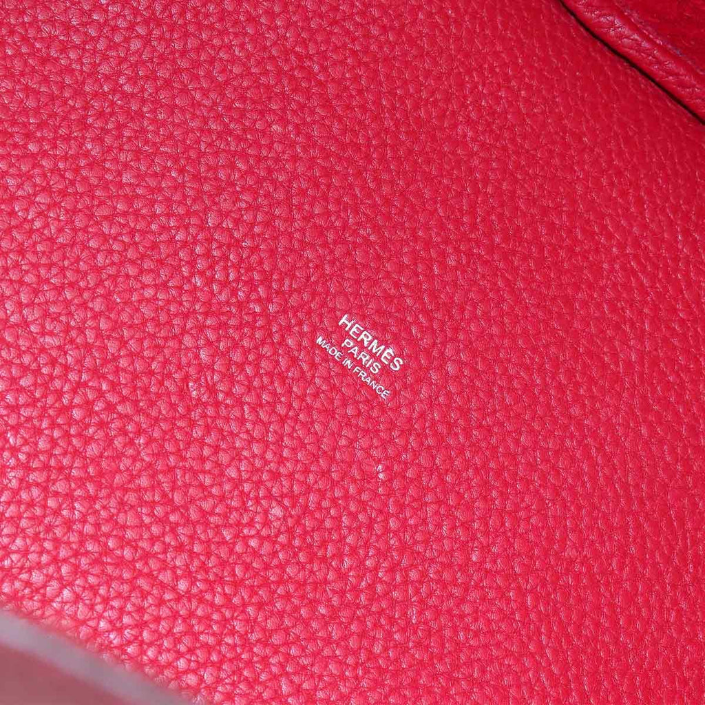 Hermes Picotin Lock 22 Hand Bag Taurillon Clemence le Jupiment Silver — view 7