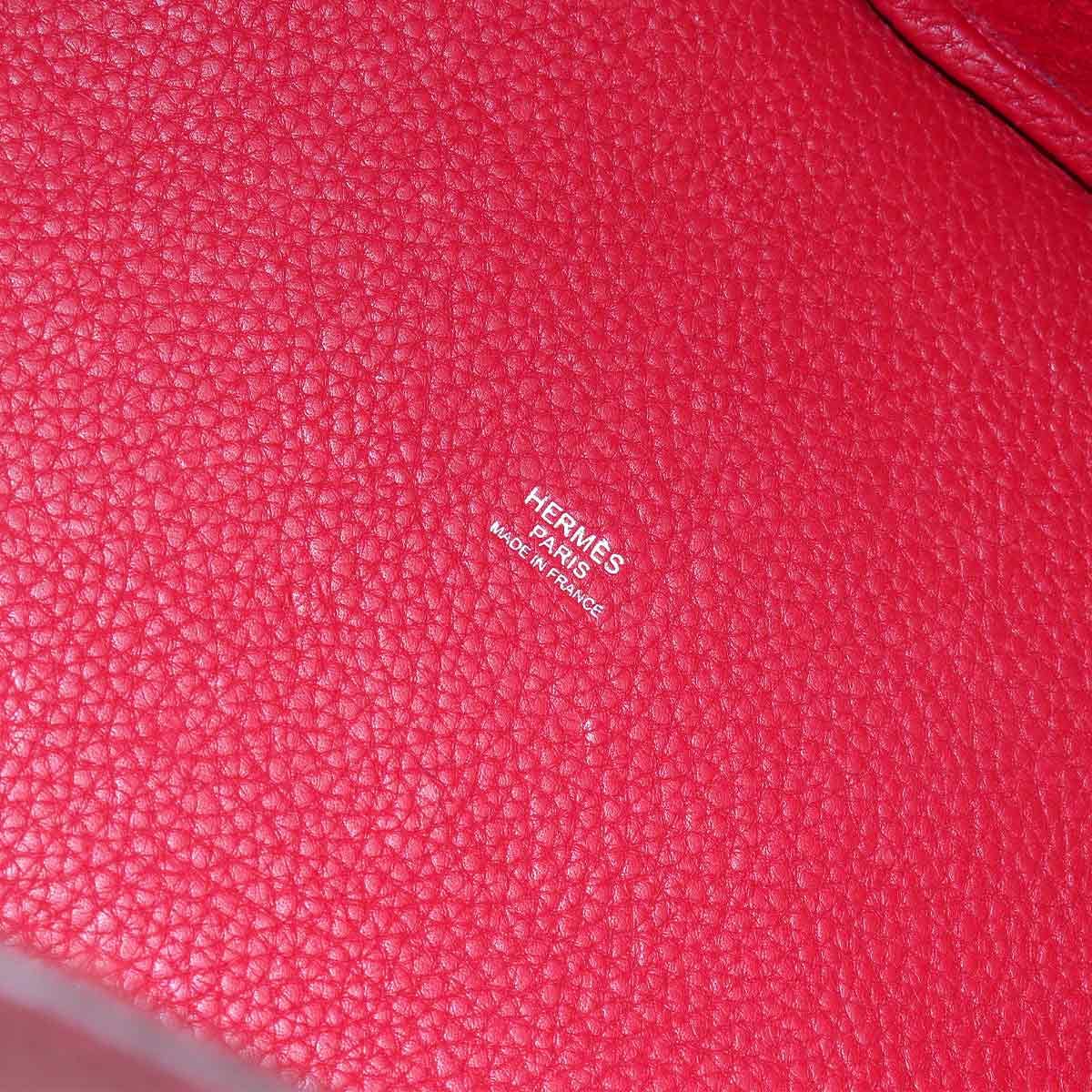 Hermes Picotin Lock 22 Hand Bag Taurillon Clemence le Jupiment Silver — view 7