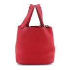 Hermes Picotin Lock 22 Hand Bag Taurillon Clemence le Jupiment Silver — view 2