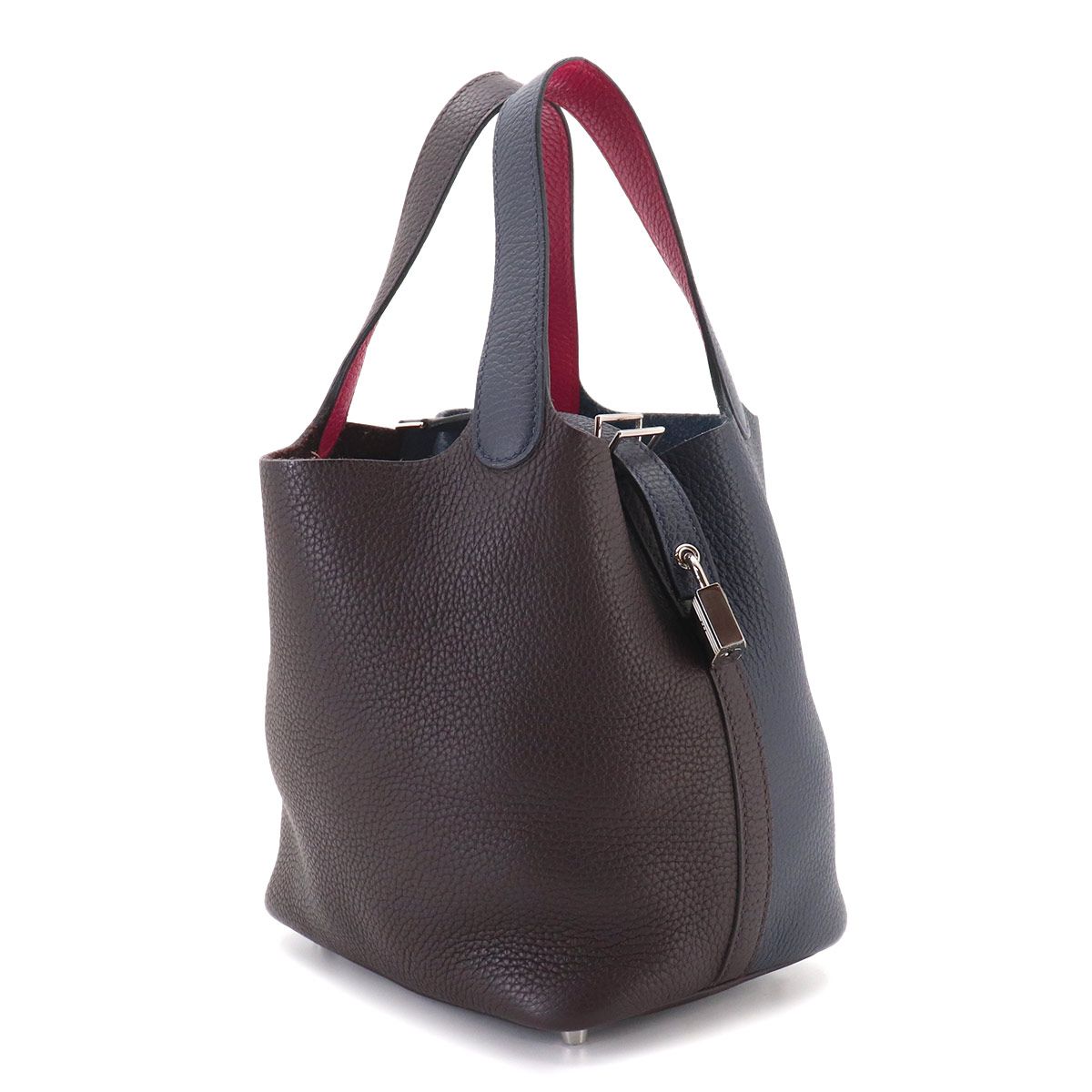Hermes Picotin Lock 18 PM Kazak 2 Hand Bag Taurillon Clemence Blue Nuit — view 3