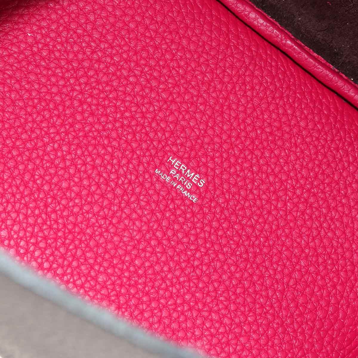 Hermes Picotin Lock 18 PM Kazak 2 Hand Bag Taurillon Clemence Blue Nuit — view 7