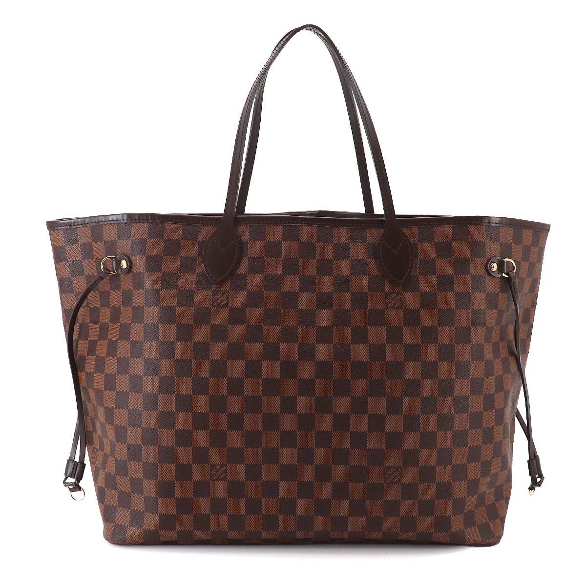 Louis Vuitton Damier Neverfull GM Tote Ebene Cerise Gold — view 2