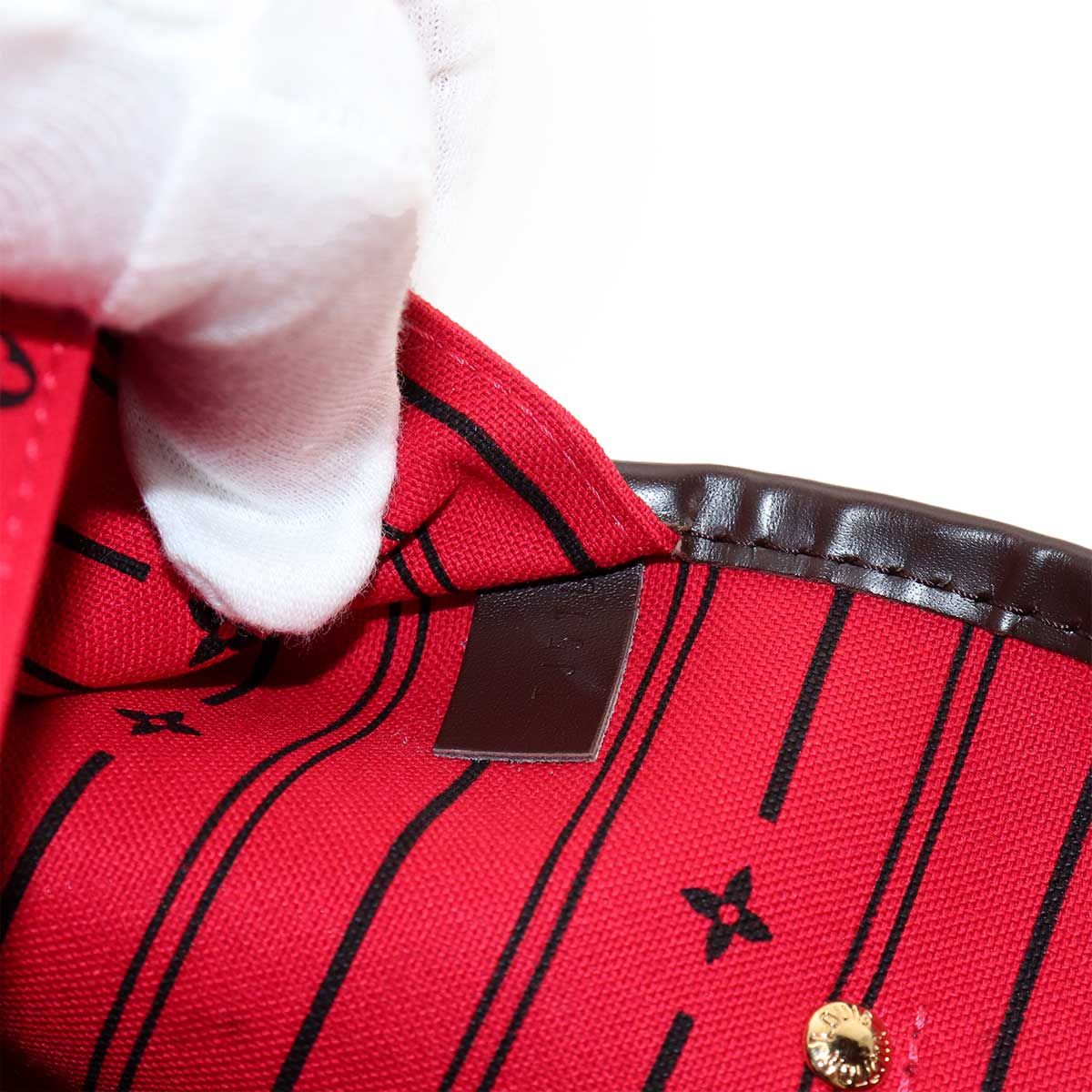Louis Vuitton Damier Neverfull GM Tote Ebene Cerise Gold — view 9