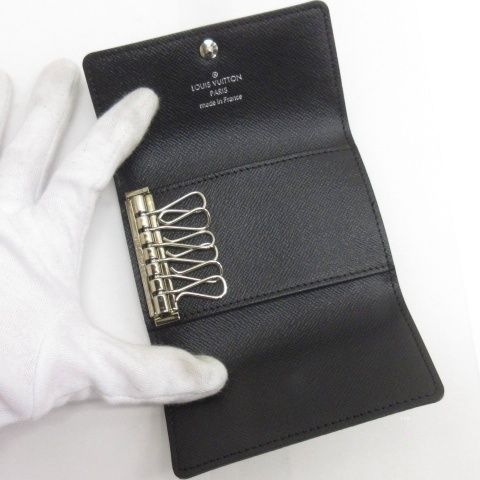 Louis Vuitton Damier Graphite Multicles 6 Key Case Gray Key Holder — view 5