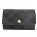 Louis Vuitton Damier Graphite Multicles 6 Key Case Gray Key Holder