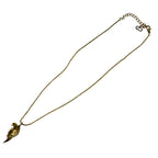 Dior Parakeet Motif Rhinestone Necklace Vintage — view 4