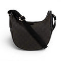 Gucci GG Canvas Shoulder Bag Cross Black