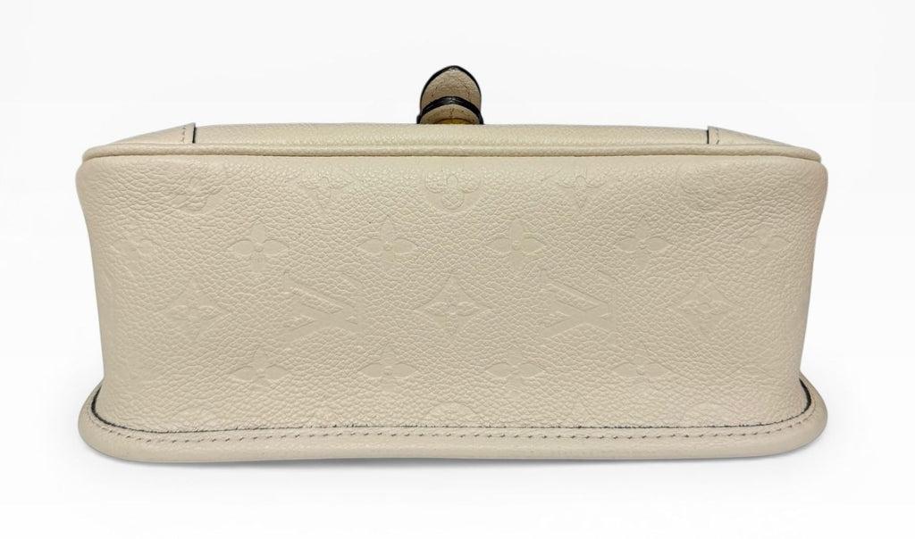 Louis Vuitton Diane Cream Monogram Empreinte Leather Shoulder — view 8