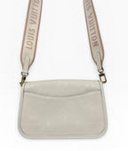 Louis Vuitton Diane Cream Monogram Empreinte Leather Shoulder — view 5