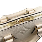 Louis Vuitton Shoulder Bag Speedy Bandouliere 20 Monogram Empreinte Cream Beige — view 9