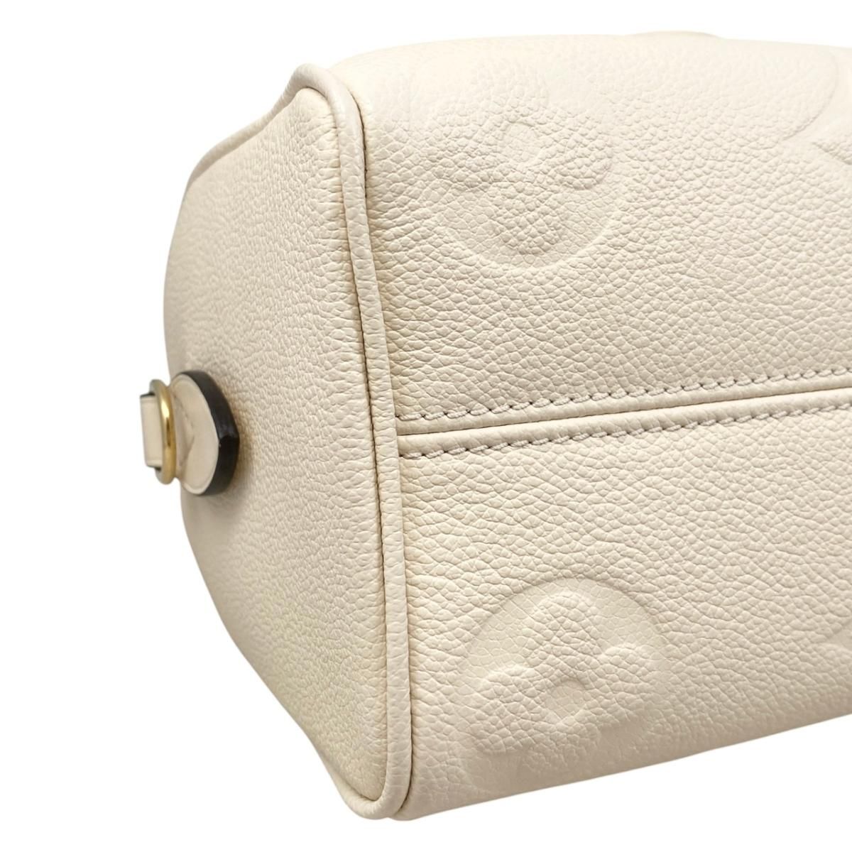 Louis Vuitton Shoulder Bag Speedy Bandouliere 20 Monogram Empreinte Cream Beige — view 6