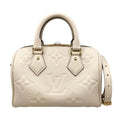 Louis Vuitton Shoulder Bag Speedy Bandouliere 20 Monogram Empreinte Cream Beige