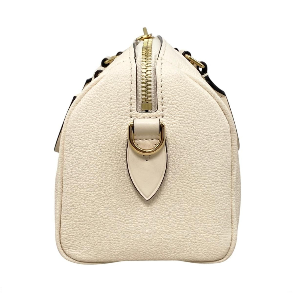 Louis Vuitton Shoulder Bag Speedy Bandouliere 20 Monogram Empreinte Cream Beige — view 3