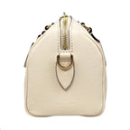 Louis Vuitton Shoulder Bag Speedy Bandouliere 20 Monogram Empreinte Cream Beige — view 3