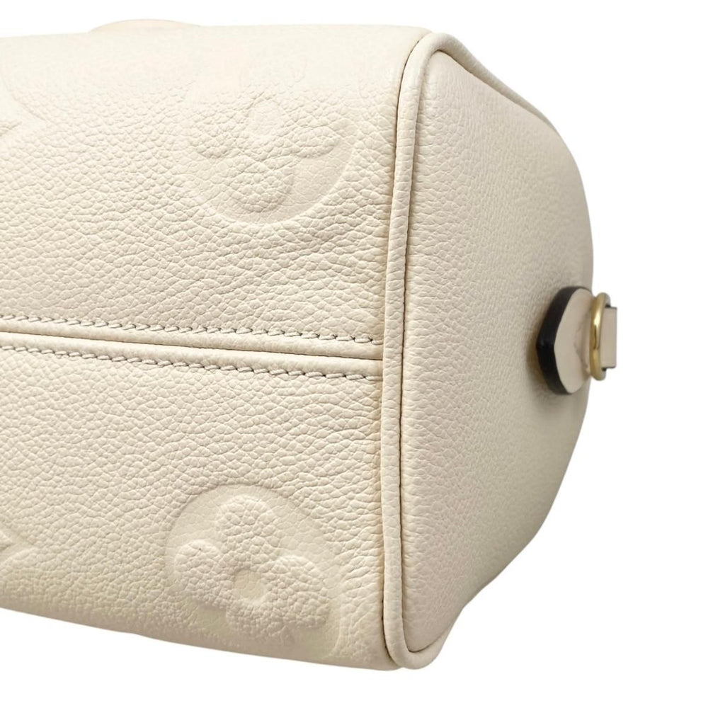 Louis Vuitton Shoulder Bag Speedy Bandouliere 20 Monogram Empreinte Cream Beige — view 7