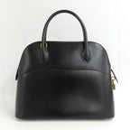 Hermes Bolide 31 Box Calf Black Handbag 2-Way Gold — view 2