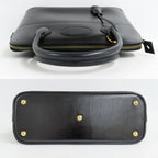 Hermes Bolide 31 Box Calf Black Handbag 2-Way Gold — view 3