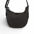Gucci GG Canvas Shoulder Bag Cross Black — view 3