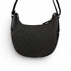 Gucci GG Canvas Shoulder Bag Cross Black — view 4