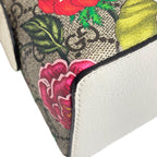Gucci Shoulder Bag Ophidia GG Flora Small White Gold — view 9