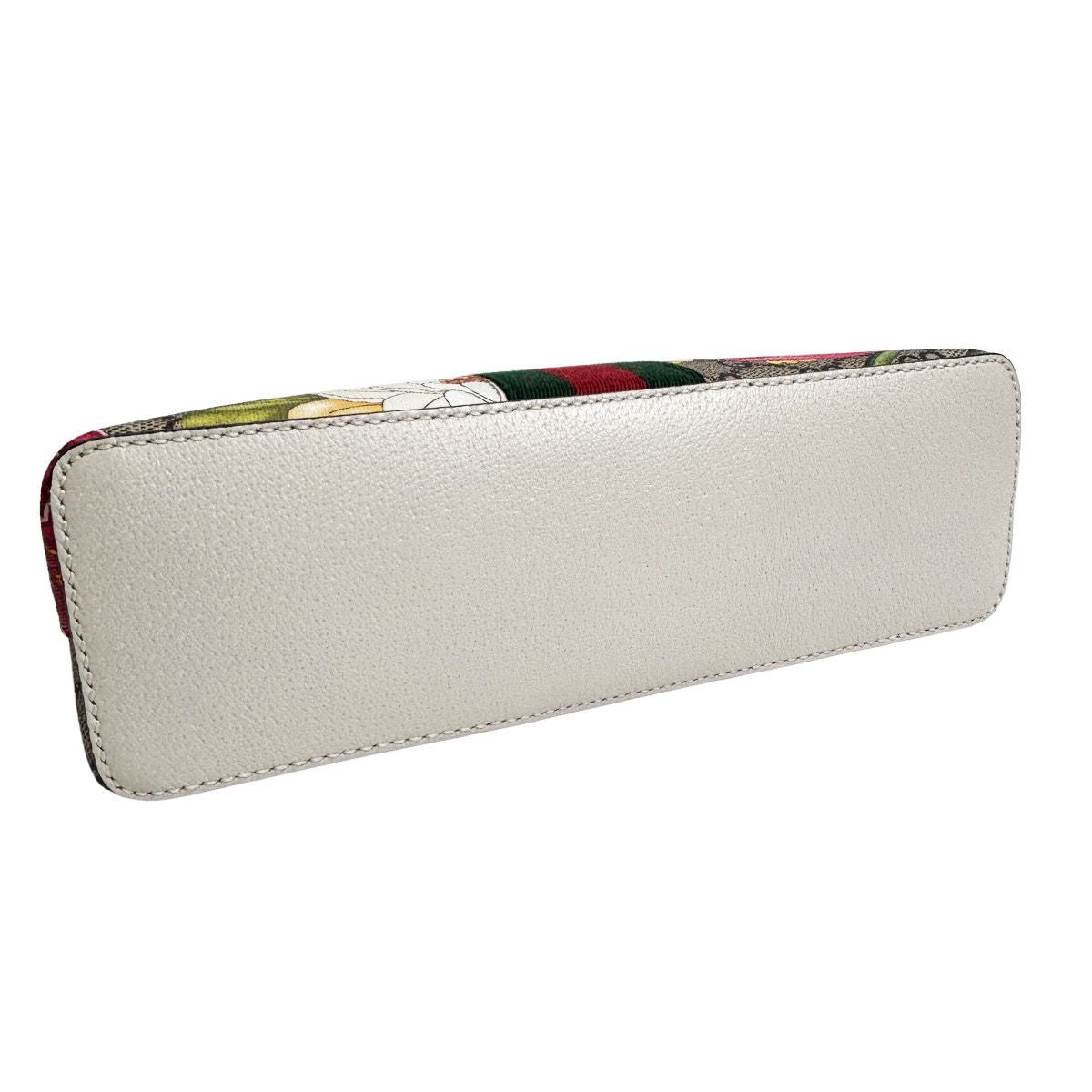 Gucci Shoulder Bag Ophidia GG Flora Small White Gold — view 8