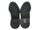 Louis Vuitton Plain Toe Lace Up Leather Derby Shoes Dress 5 Black — view 5