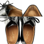 Louis Vuitton Plain Toe Lace Up Leather Derby Shoes Dress 5 Black — view 9