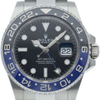 Rolex GMT Master 2 Watch Oyster Box SS Black