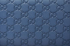 Gucci Coin Case Card Mini Wallet Purse Micro Guccissima Blue — view 4