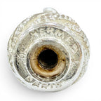Hermes Vintage Crab Hole Mark Tassel Scarf Ring Silver — view 7