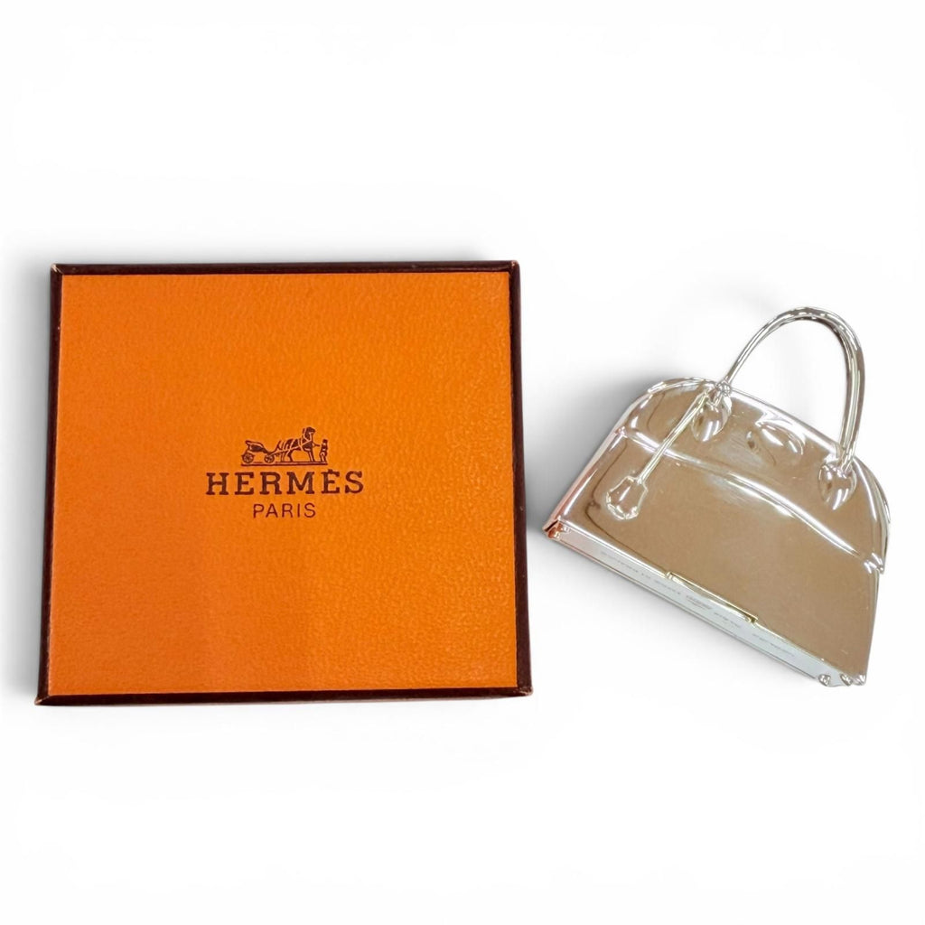 Hermes Vintage Bolide Bag Motif Pirkes Pendant Silver — view 2