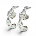 Hermes Chaine D'ancre 925 Earrings Silver French