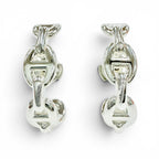 Hermes Chaine D'ancre 925 Earrings Silver French — view 3