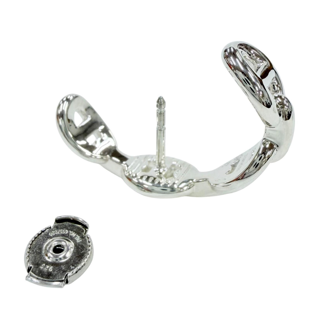 Hermes Chaine D'ancre 925 Earrings Silver French — view 7