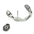 Hermes Chaine D'ancre 925 Earrings Silver French — view 7