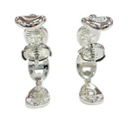 Hermes Chaine D'ancre 925 Earrings Silver French — view 5
