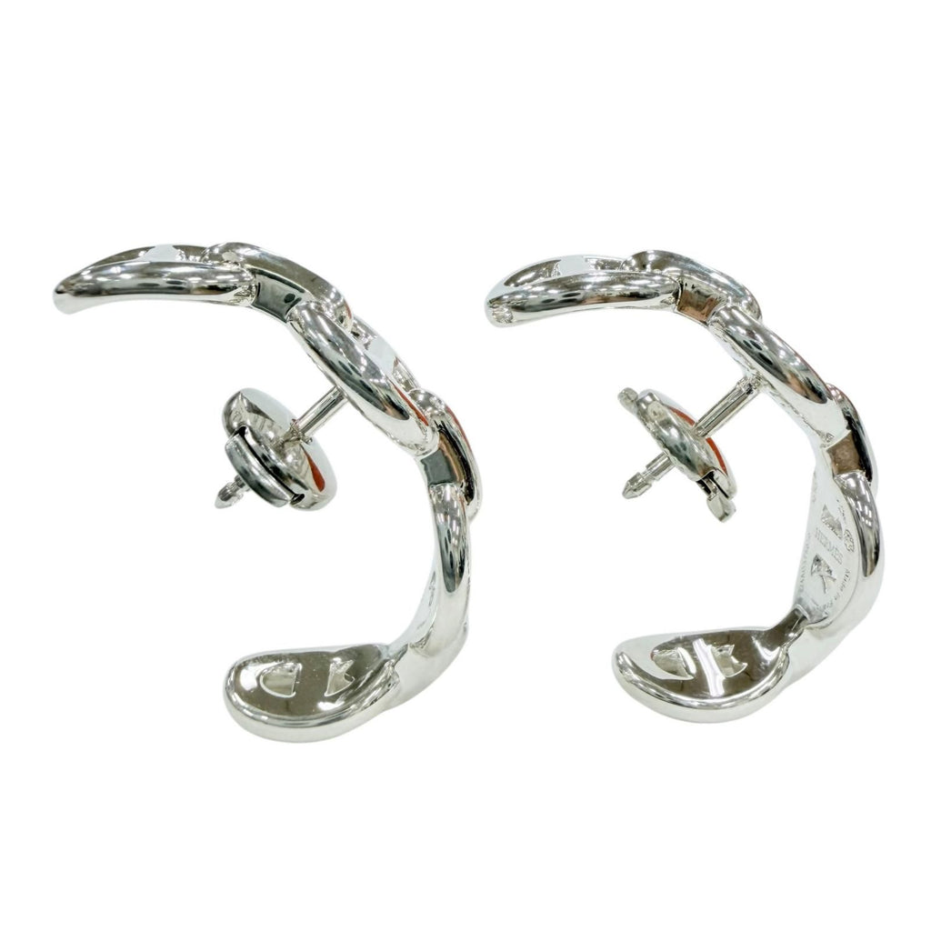 Hermes Chaine D'ancre 925 Earrings Silver French — view 6